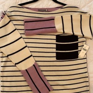 Anthropology Faye Stripped Sweater